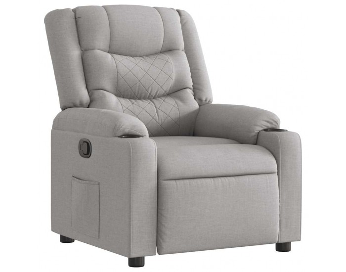 Sonata H Recliner Chair Cloud Grey Fabric