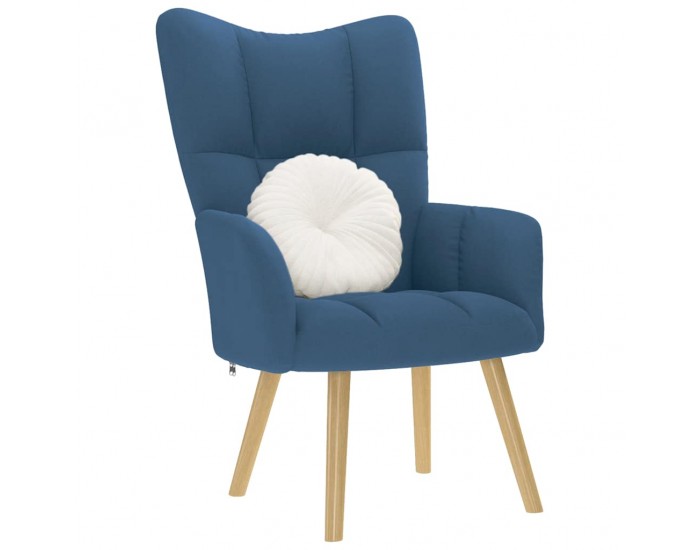 Sonata H Релаксиращ стол, син, плат