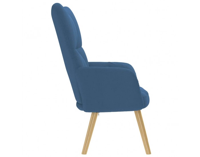 Sonata H Релаксиращ стол, син, плат