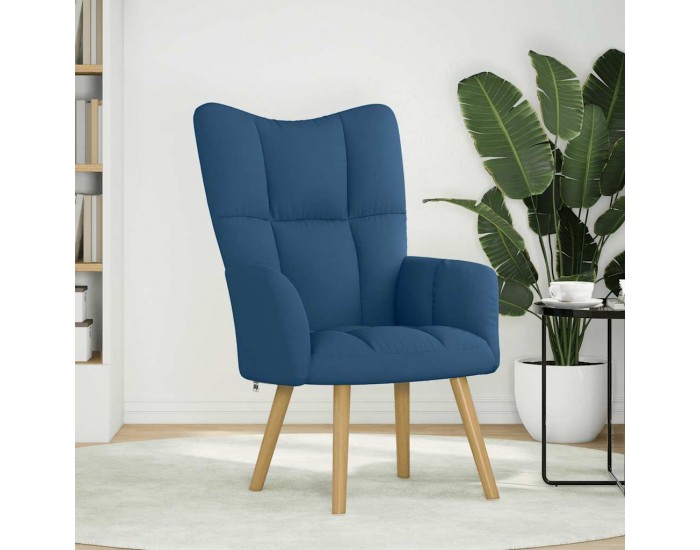 Sonata H Релаксиращ стол, син, плат