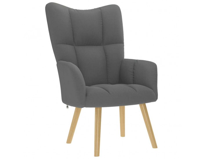 Sonata H Релакс стол, тъмносив, текстил