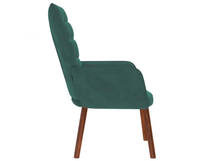 Sonata H Релакс стол, тъмнозелен, кадифе