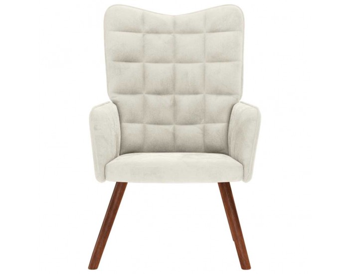 Sonata H Релакс стол, кремав, кадифе