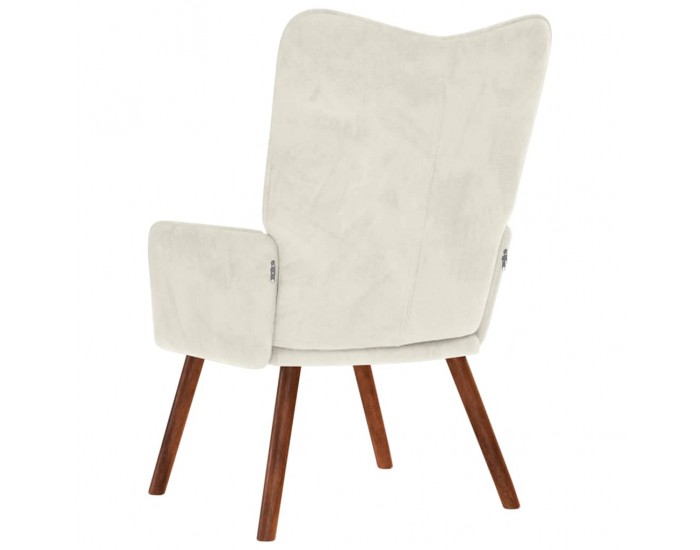 Sonata H Релакс стол, кремав, кадифе