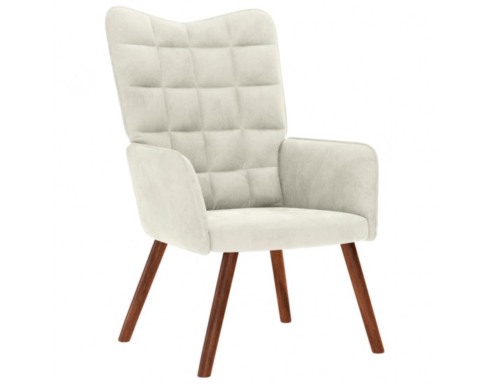 Sonata H Релакс стол, кремав, кадифе