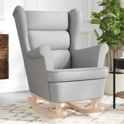 Sonata H Люлеещ се стол Cloud Grey 74x90x102 cm Fabric - Фотьойли