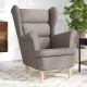 Sonata H Фотьойл Taupe 74x84x100 cm Fabric Sonata H Фотьойл Taupe 74x84x100 cm Fabric