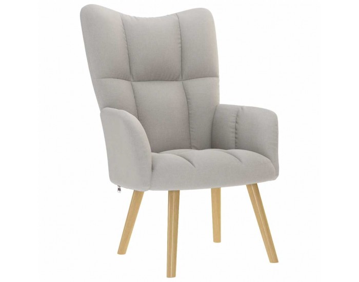 Sonata H Релаксиращ стол с табуретка за крака Cloud Grey Fabric Sonata H Релаксиращ стол с табуретка за крака Cloud Grey Fabric