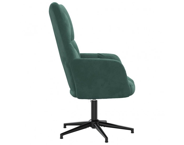 Sonata H Релакс стол, тъмнозелен, кадифе