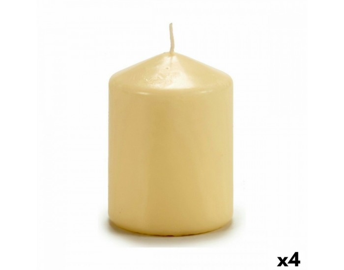 Свещ Сметана 7 x 10 x 7 cm (4 броя) Свещ Сметана 7 x 10 x 7 cm (4 броя)