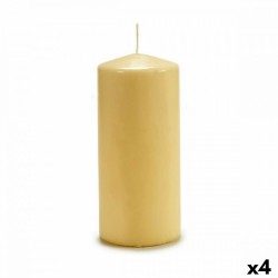 Свещ 9 x 20 x 9 cm Сметана (4 броя) - Ароматизатори