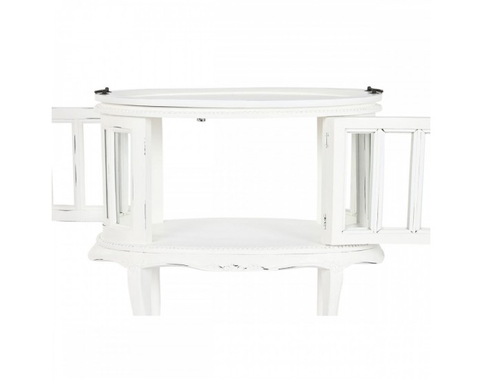 Serveerimislaud Home ESPRIT Бял Дървен 75 x 50 x 78 cm Serveerimislaud Home ESPRIT Бял Дървен 75 x 50 x 78 cm