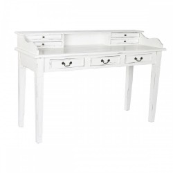 Бюро Home ESPRIT Бял Дървен 150 x 57 x 100 cm - Бюра