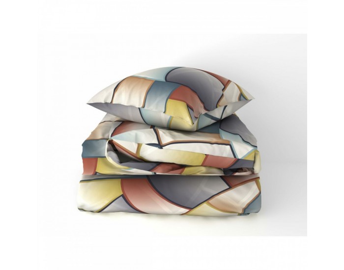 Покривало за одеяло Pierre Cardin Lucas Кафяв 144 Конци 240 x 230 cm Покривало за одеяло Pierre Cardin Lucas Кафяв 144 Конци 240 x 230 cm