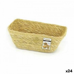 Многофункционална Кошница Privilege Морска трева Квадратен 18 x 11 x 8 cm (24 броя) - Кутии, Органайзери и Други продукти за съхранение