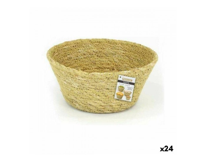 Многофункционална Кошница Privilege Морска трева Кръгъл 18 x 8 cm (24 броя) Многофункционална Кошница Privilege Морска трева Кръгъл 18 x 8 cm (24 броя)