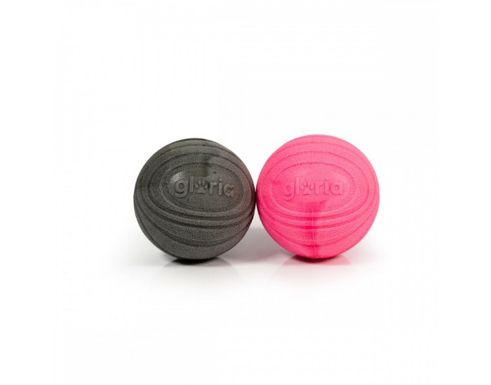 Топка за Домашни Любимци Gloria PLAY AND RUN Сив Пяна TPR M 6,35 cm 2 броя