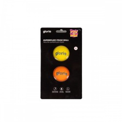 Топка за Домашни Любимци Gloria PLAY AND RUN Жълт Пяна TPR S 4,5 cm 2 броя - Аксесоари