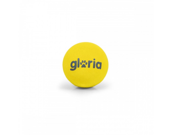 Топка за Домашни Любимци Gloria PLAY AND RUN Жълт Пяна TPR S 4,5 cm 2 броя