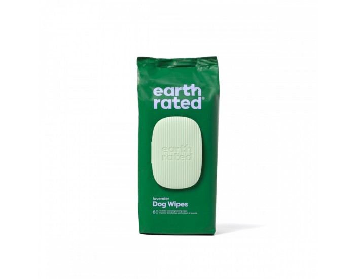 Мокри Кърпички за Домашни Любимци Earth Rated Лавандула (60 Части)