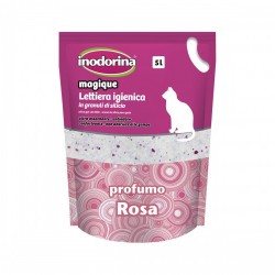 Пясък за котки Inodorina MAGIQUE ROSE рози 5 L - Домашни любимци