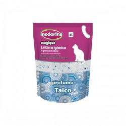 Пясък за котки Inodorina Magique Talco Пудра от Талк 5 L - Домашни любимци