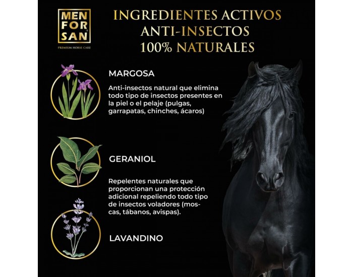 Шампоан за Коня Menforsan herbal 1 L Репелент против насекоми Шампоан за Коня Menforsan herbal 1 L Репелент против насекоми