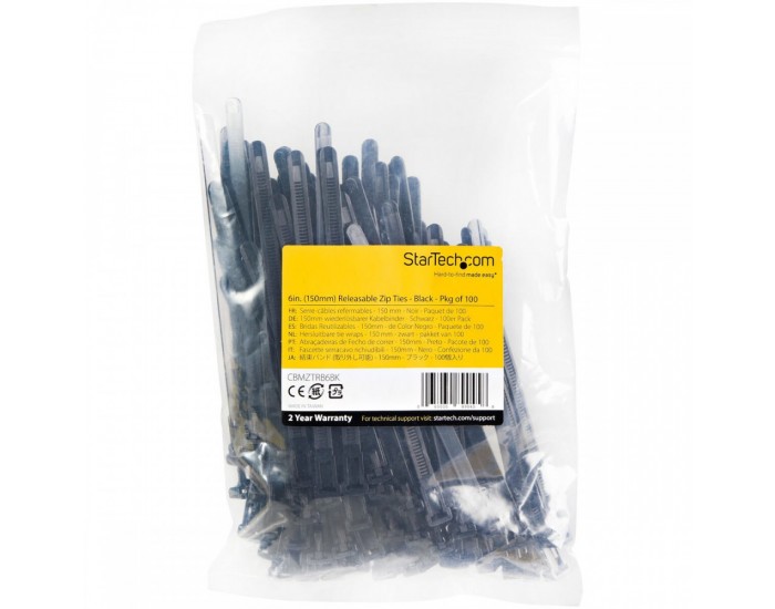 Свински опашки Startech CBMZTRB6BK Черен Свински опашки Startech CBMZTRB6BK Черен