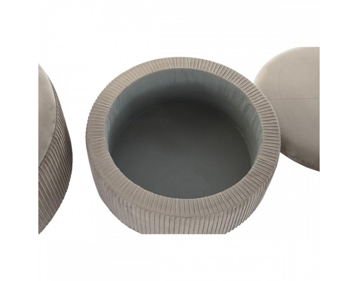 Cтепенки DKD Home Decor 70 x 70 x 32 cm 70 x 70 x 28 cm Кадифе Светло сив Дървен MDF Cтепенки DKD Home Decor 70 x 70 x 32 cm 70 x 70 x 28 cm Кадифе Светло сив Дървен MDF