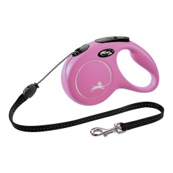 Кучешка Каишка Flexi NEW CLASSIC 3 m Розов Размер XS - Flexi