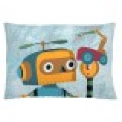 Калъфка за възглавница Naturals Robots (50 x 30 cm) - Възглавници