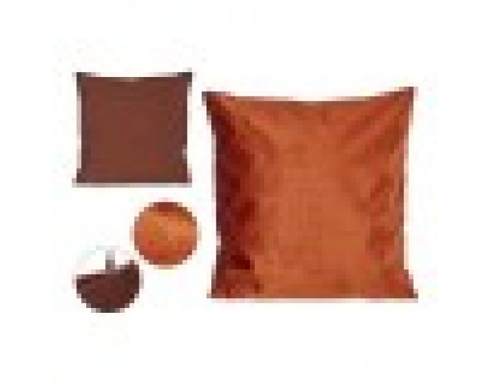 Възглавница полиестер Кадифе Оранжев (45 x 13 x 45 cm)