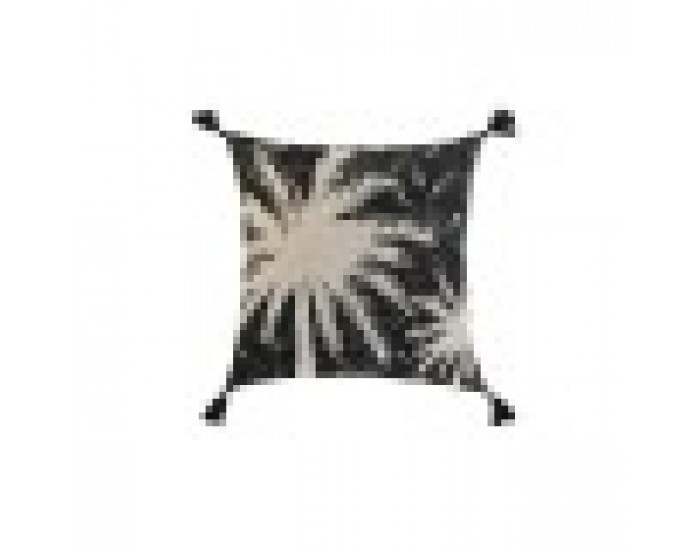 Възглавница Home ESPRIT Черен Boho Палма 45 x 5 x 45 cm Възглавница Home ESPRIT Черен Boho Палма 45 x 5 x 45 cm