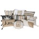 Възглавница Home ESPRIT Черен Boho Палма 45 x 5 x 45 cm Възглавница Home ESPRIT Черен Boho Палма 45 x 5 x 45 cm