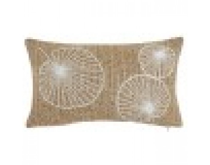 Възглавница Home ESPRIT Бял Естествен 50 x 15 x 30 cm