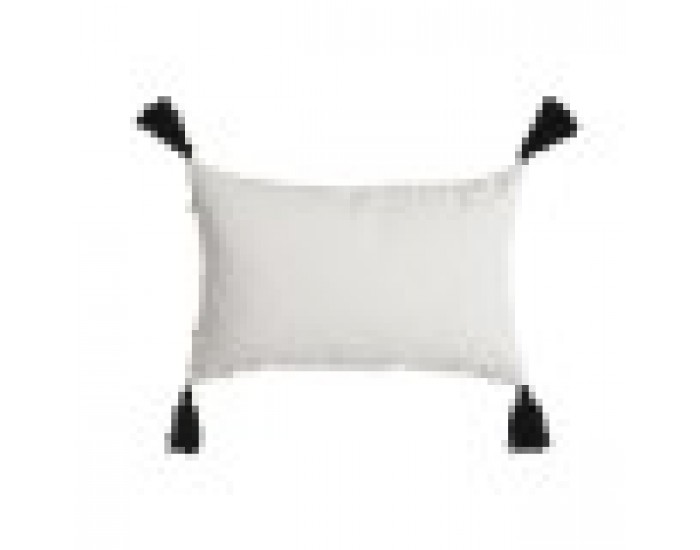Възглавница Home ESPRIT Бял Черен Ромб 50 x 15 x 30 cm Възглавница Home ESPRIT Бял Черен Ромб 50 x 15 x 30 cm