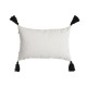 Възглавница Home ESPRIT Бял Черен Ромб 50 x 15 x 30 cm Възглавница Home ESPRIT Бял Черен Ромб 50 x 15 x 30 cm