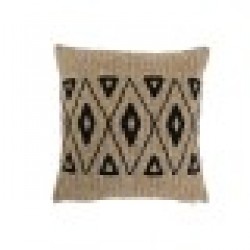 Възглавница Home ESPRIT Черен Естествен 42 x 15 x 42 cm - Възглавници