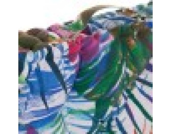 Възглавница DKD Home Decor Листи Океан На почва Многоцветен (43 x 43 x 7 cm)