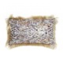 Възглавница DKD Home Decor полиестер Многоцветен Модерен Ресни (50 x 10 x 30 cm) - Възглавници