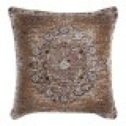 Възглавница DKD Home Decor Черен Бежов Памук полиестер Светло кафяв (45 x 12 x 45 cm) - Възглавници