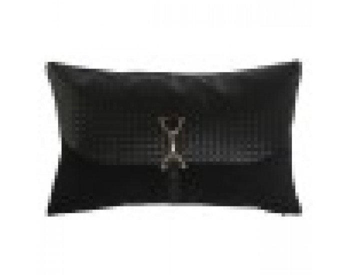 Възглавница Home ESPRIT Черен Златен 50 x 10 x 30 cm Възглавница Home ESPRIT Черен Златен 50 x 10 x 30 cm