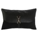 Възглавница Home ESPRIT Черен Златен 50 x 10 x 30 cm Възглавница Home ESPRIT Черен Златен 50 x 10 x 30 cm