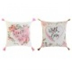 Възглавница Home ESPRIT романтичен 45 x 5 x 45 cm (2 броя) - Възглавници