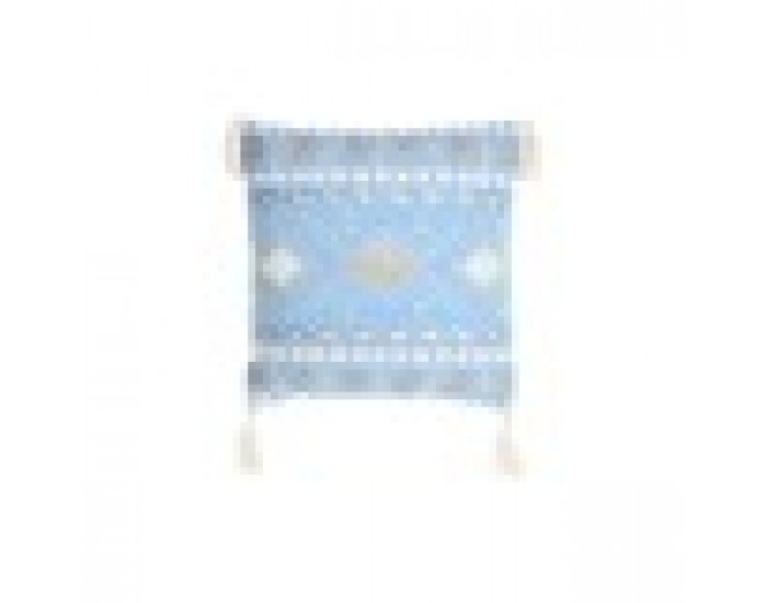 Възглавница DKD Home Decor Син полиестер Памук Бял (40 x 15 x 40 cm) Възглавница DKD Home Decor Син полиестер Памук Бял (40 x 15 x 40 cm)