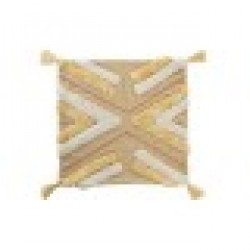 Калъфка за възглавница DKD Home Decor Жълт (50 x 1 x 50 cm) - Възглавници