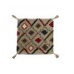 Калъфка за възглавница DKD Home Decor Многоцветен Ресни (50 x 1 x 50 cm) - Възглавници