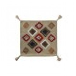 Калъфка за възглавница DKD Home Decor Многоцветен Ресни (50 x 1 x 50 cm) - Възглавници