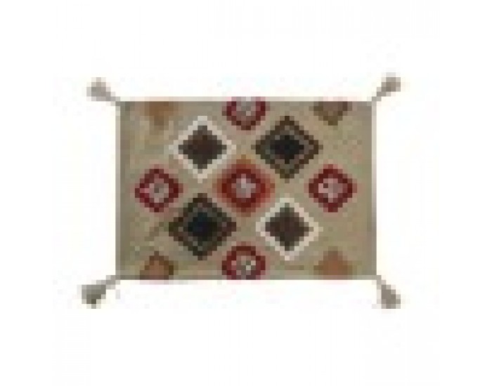 Калъфка за възглавница DKD Home Decor Многоцветен Ресни (60 x 1 x 40 cm)