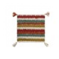 Калъфка за възглавница DKD Home Decor Райета Многоцветен (50 x 1 x 50 cm) - Възглавници